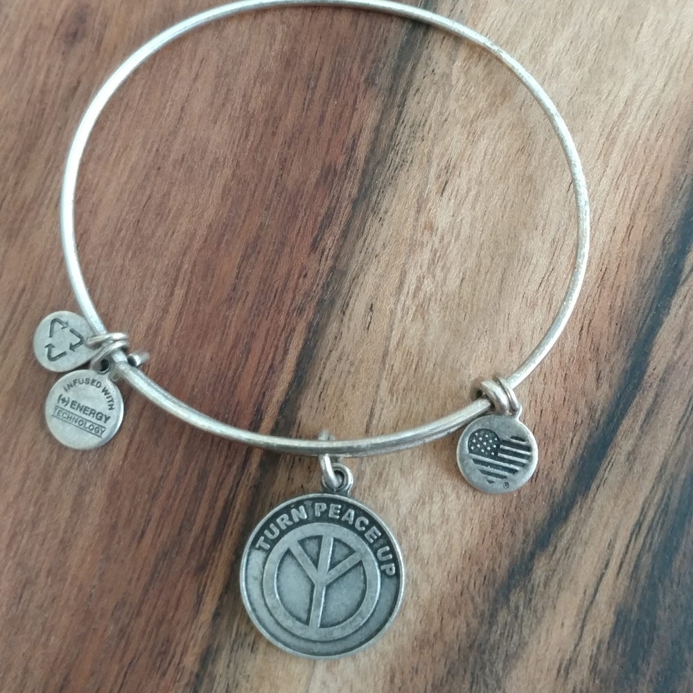 Alex and Ani Turn Peace Up Bracelet